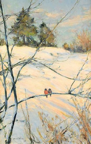 Karl Nordstrom Winter Scene from Skansen china oil painting image